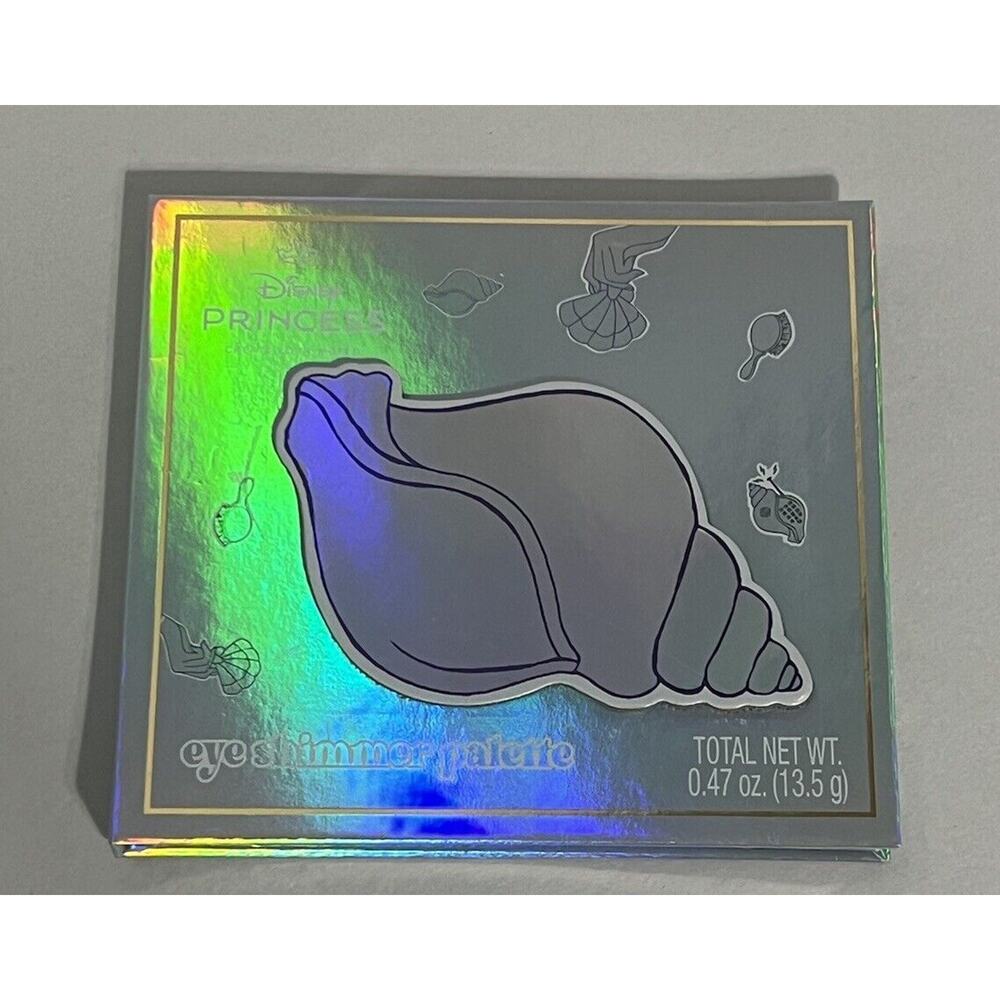 Disney Princess Ariel Eye Shimmer Palette With Mirror Inside Holographic